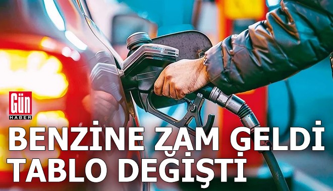 Benzine zam geldi, tablo değişti