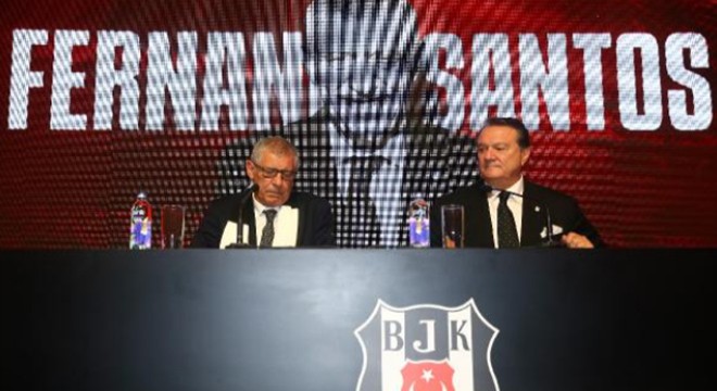 Beşiktaş ın yeni teknik direktörü Fernando Santos imzayı attı
