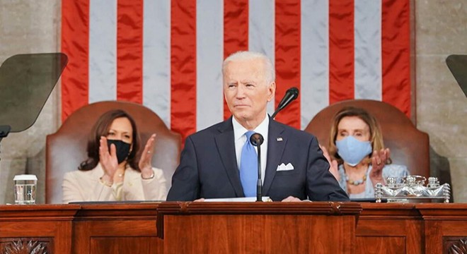 Biden, ilk kez Kongre’de ortak oturuma hitap etti