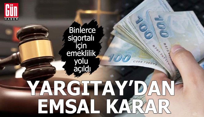 Binlerce sigortalı için emeklilik yolu açıldı