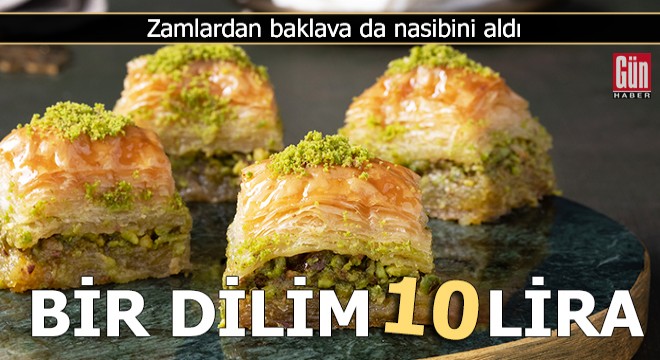 Bir dilimi 10 lira!