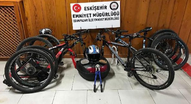 Bisiklet çalan 10 şüpheli yakalandı