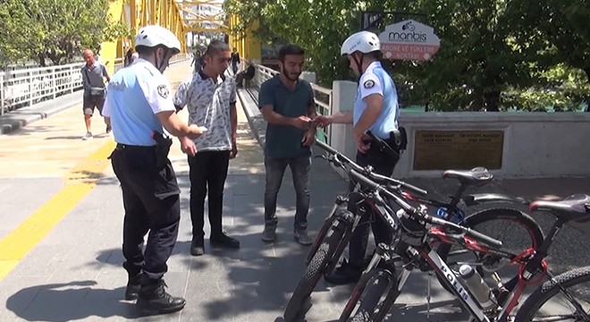 Bisikletli polis timi 'Martılar' görev başında