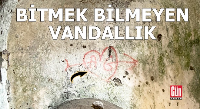 Bitmek bilmeyen vandallık!