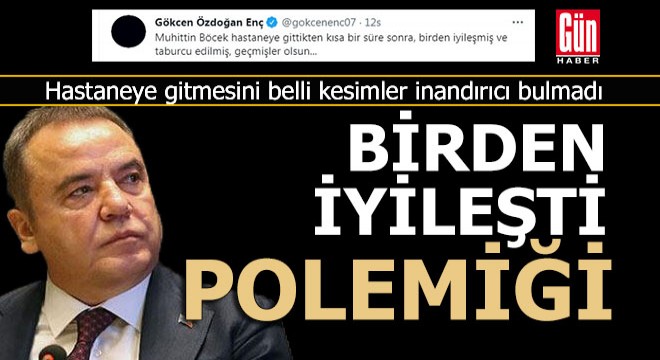 Böcek, hastaneye 'Numaradan' gitti polemiği...