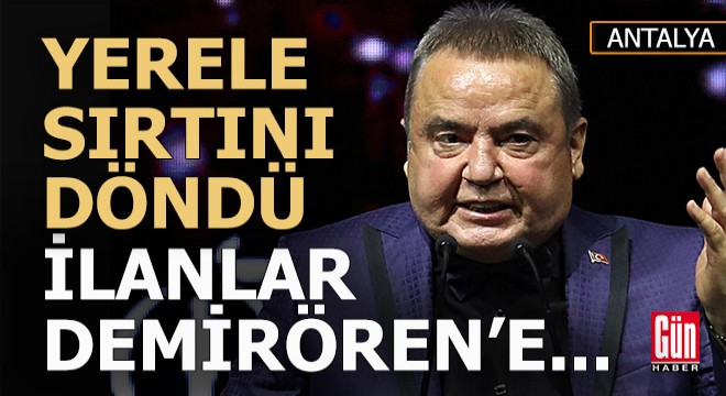 Böcek'in ilanları candaşa değil yandaş medyaya...