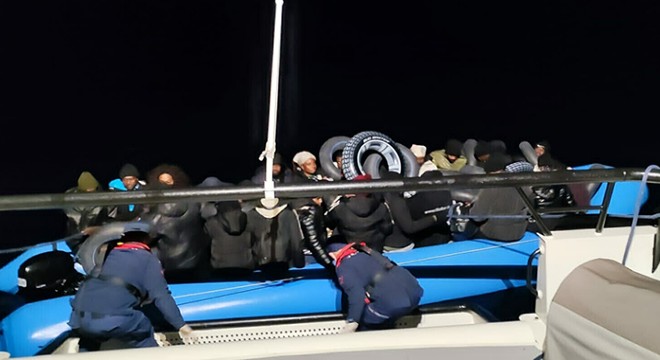 Bodrum açıklarında 18 kaçak göçmen kurtarıldı