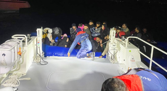 Bodrum açıklarında 37 kaçak göçmen yakalandı