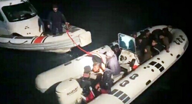 Bodrum'da 13 kaçak göçmen yakalandı