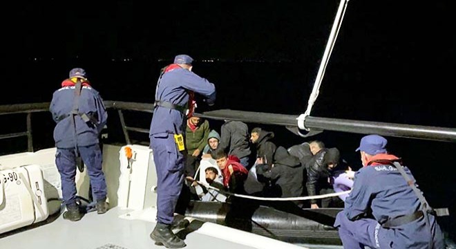 Bodrum'da 141 kaçak göçmen kurtarıldı