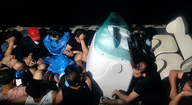 Bodrum'da 16 kaçak göçmen yakalandı