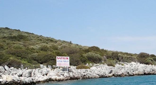 Bodrum'da 220 milyon liraya satılık ada