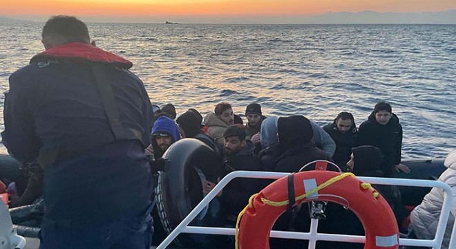 Bodrum’da 35 kaçak göçmen yakalandı