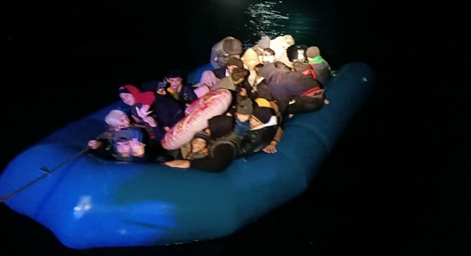 Bodrum'da 45 kaçak göçmen yakalandı