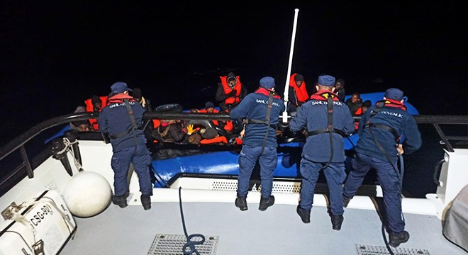 Bodrum'da 67 kaçak göçmen yakalandı