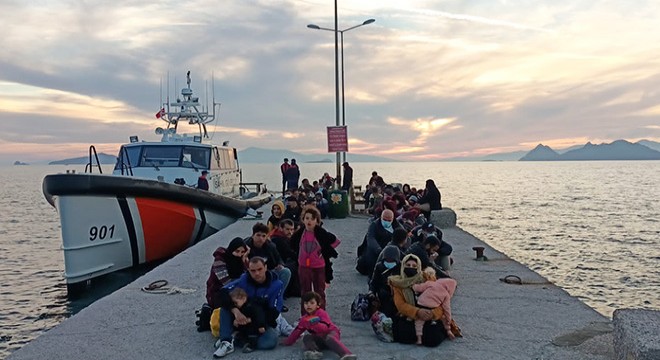 Bodrum'da 79 kaçak göçmen kurtarıldı