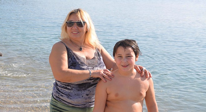 Bodrum'da güneşi gören sahile koştu