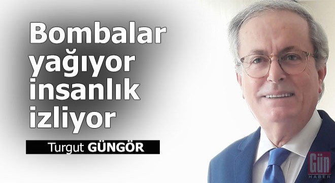 Bombalar yağıyor insanlık izliyor