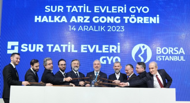 Borsa İstanbul’da GongSur Tatil Evleri GYO için çaldı