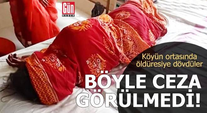 Böyle ceza görülmedi! Köyün ortasında öldüresiye dövdüler