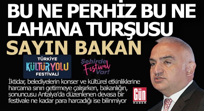 Bu bir iktidarın, 'Bu ne perhiz, bu ne lahana turşusu' hikayesidir