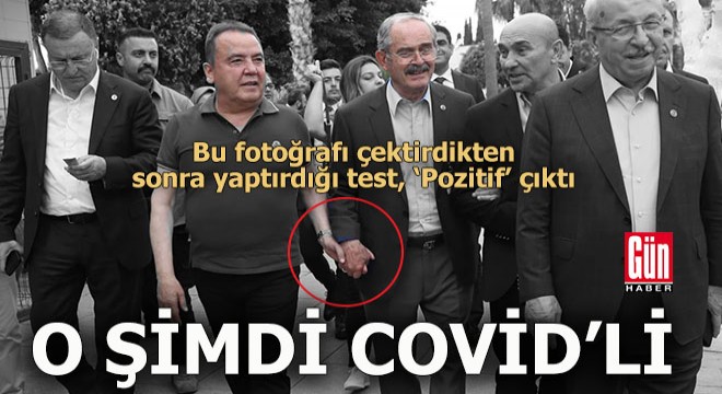 Bu fotoğraf çekildikten sonra Covid'li olduğu ortaya çıktı