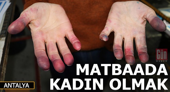 Bu kadınların ojesi de matbaa boyası