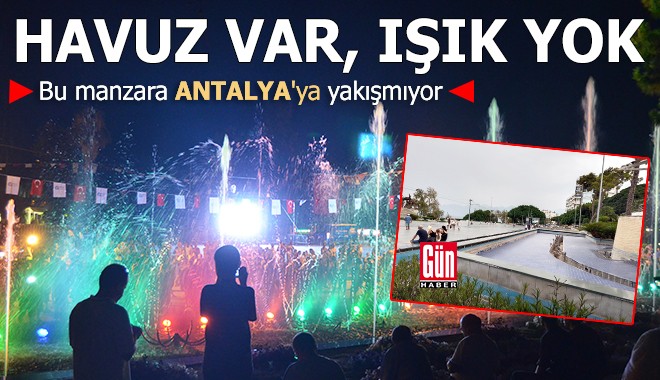 Bu manzara Antalya'ya yakışmıyor