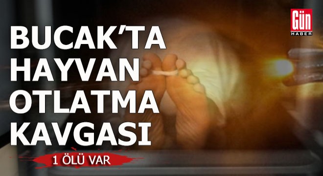 Bucak ta hayvan otlatma kavgasında bir kişi yaşamını yitirdi