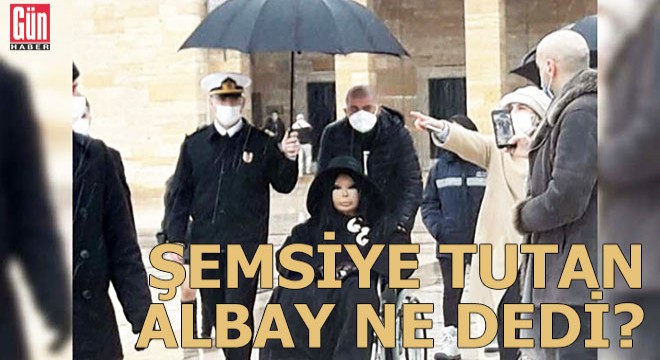 Bülent Ersoy'a şemsiye tutan Albay ne dedi?