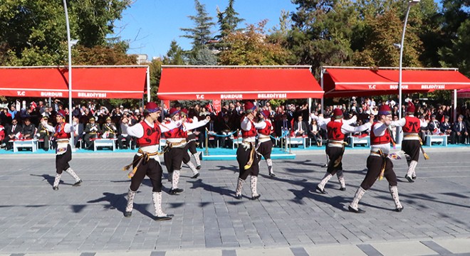 Burdur da 29 Ekim kutlaması