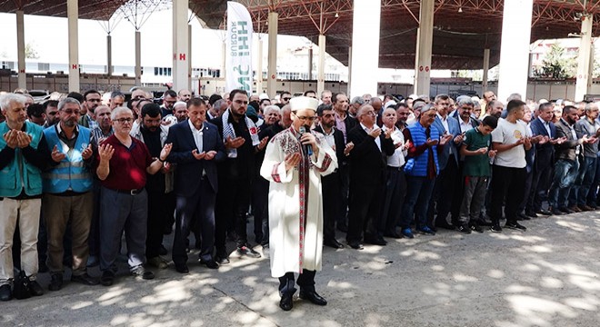 Burdur da, Filistinliler için gıyabi cenaze namazı