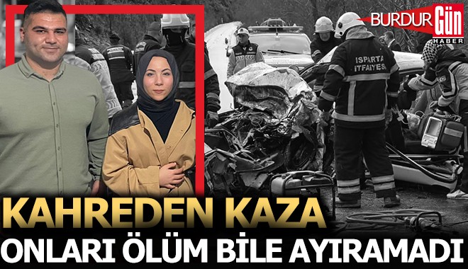 Burdur'da kahreden kaza