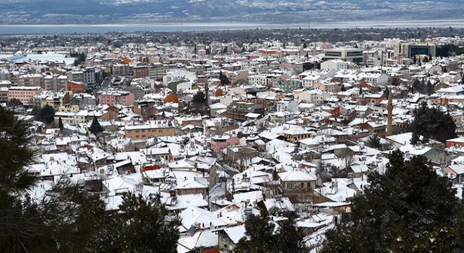 Burdur da kar yağışı etkili oldu