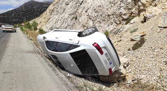 Burdur da kaza: 1 yaralı