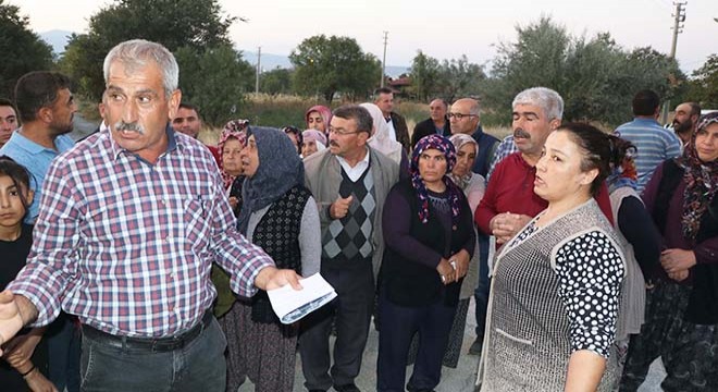 Burdur da mahalleliden doğalgaz eylemi