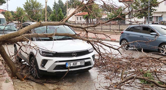 Burdur da sağanak yaşamı olumsuz etkiledi