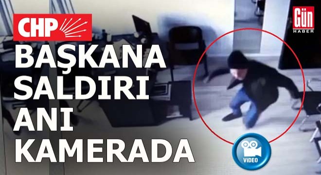 CHP'li belediye başkanına silahlı saldırı anı kamerada...