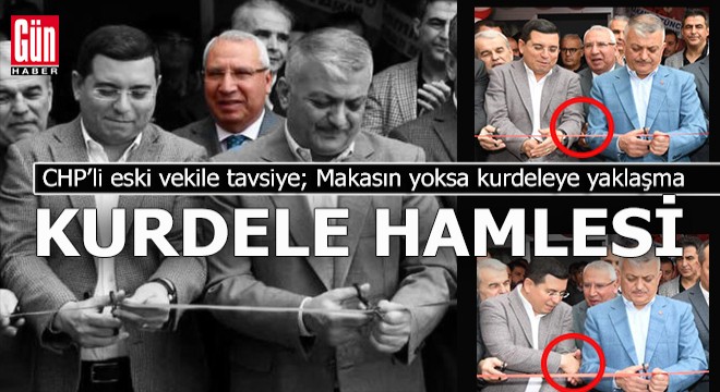 CHP'li eski vekilin kurdele kesme girişimi hüsranla bitti