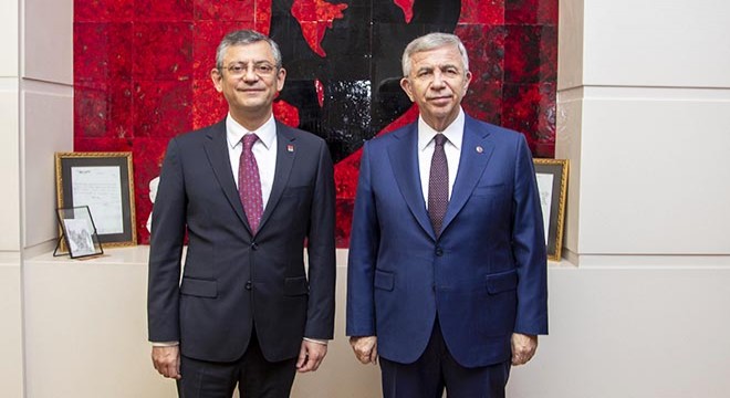 CHP Genel Başkanı Özel, Mansur Yavaş ile görüştü