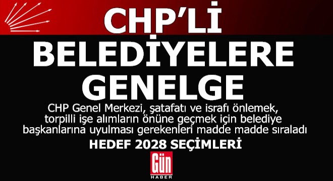 CHP li belediyeler de şatafata son