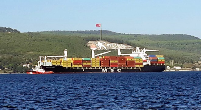 Çanakkale Boğazı'nda gemi arızası