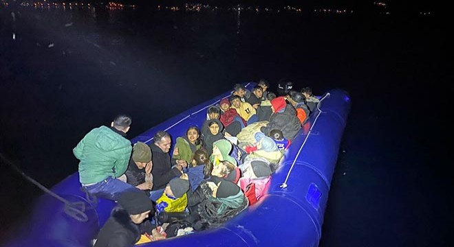 Çanakkale açıklarında 31 kaçak göçmen yakalandı