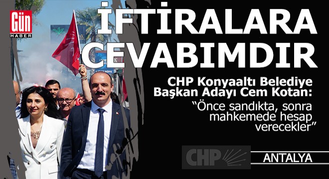 Cem Kotan: ‘İftiralara cevabımdır’