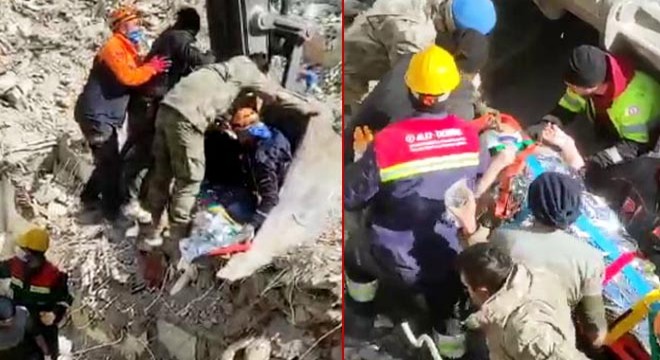 Cemile Kekeç, 227 saat sonra enkazdan sağ çıkarıldı