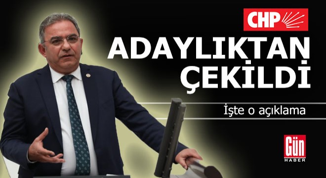 Çetin Osman Budak adaylıktan çekildi