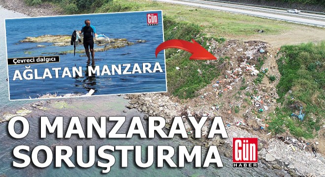 Çevreci dalgıcı ağlatan manzaraya soruşturma