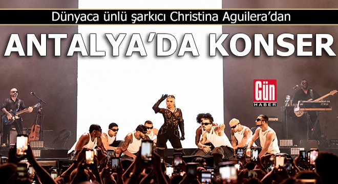 Christina Aguilera dan Antalya da konser