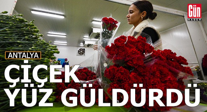 Çiçek Antalya'nın yüzünü güldürüyor