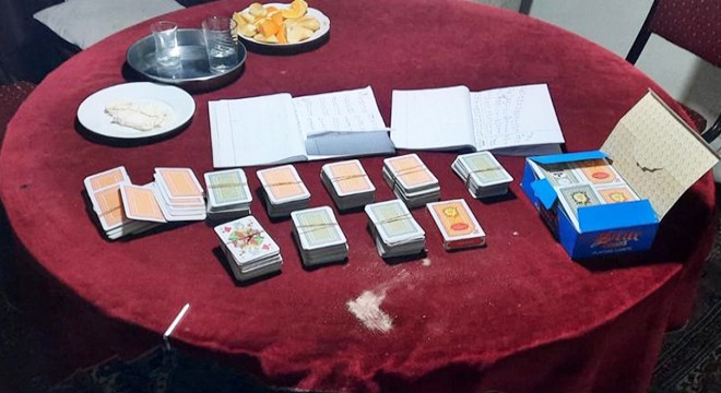 Çiftlik evinde kumara jandarma baskını; 48 bin 950 lira ceza
